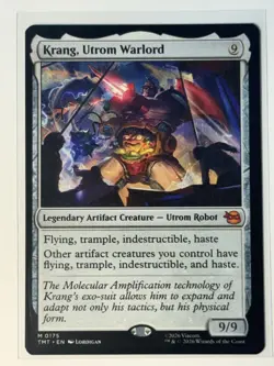 MTG Krang, Utrom Warlord Near Mint, English Teenage Mutant Ninja Turtles Regular - Image 1