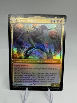 Norman Osborn Green Goblin Foil MTG Spiderman CEDH - Image 1