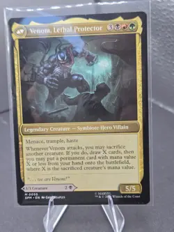 MTG - Eddie Brock - Venom, Lethal Protector - SPM 55 - Non Foil - NM - Image 2