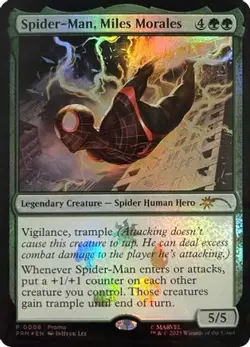 Spider-Man, Miles Morales [Marvel's Spider-Man Promos] Foil Near Mint - Image 1