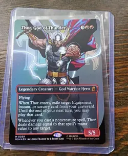 Thor, God of Thunder (Borderless) (0369) Marvel Super Heroes Foil - Image 1