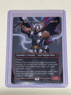 Thor, God of Thunder (Borderless) (0369) Marvel Super Heroes Foil - Image 2