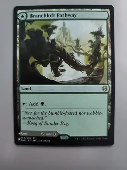 MTG Branchloft/Boulderloft Pathway Myst Booster Zendikar Rising 258/280 Reg Rare - Image 1