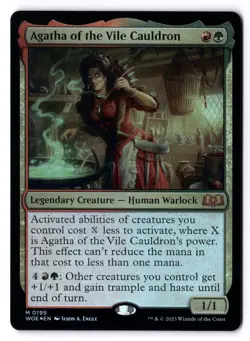 Agatha Of The Vile Cauldron NM* FOIL Wilds OF Eldraine 0199 mtg -UnltdCards - Image 1