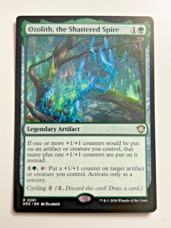Ozolith, the Shattered Spire (SOC #281) Commander: Secrets of Strixhaven MTG - Image 1