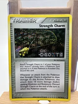 Pokemon TCG ex Deoxys Strength Charm 92/107 Reverse Holo Stamped HP - Image 1