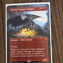 Wizards of the Coast Ancient Copper Dragon Borderless Mythic #368 MTG 2022 - Image 1