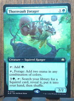 Thornvault Forager (Borderless) Bloomburrow BLB - Rare - MTG Magic - Pack fresh - Image 1
