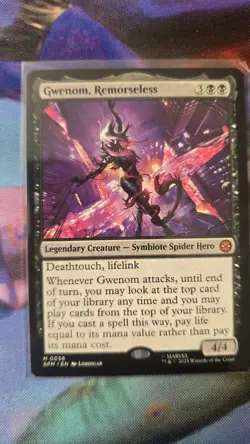 Wizards of the Coast Gwenom, Remorseless Mythic Creature Black Marvel 56 - Image 1
