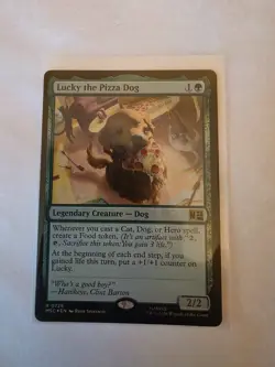 Lucky the Pizza Dog FOIL MTG MSC Nm/M - Image 1