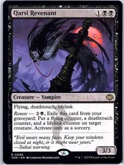 Qarsi Revenant 86 Tarkir: Dragonstorm - Magic The Gathering MTG - NM - Image 1