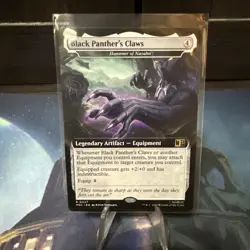 x1 Black Panther's Claws - Hammer of Nazahn R MTG Commander: Marvel Super Heroes - Image 1