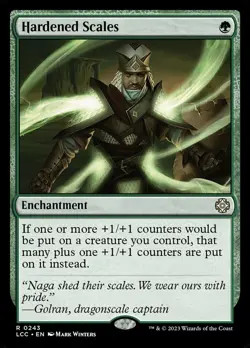 MTG - Hardened Scales - Lost Caverns of Ixalan Commander - X1 - (NM) - #M6547 - Image 1