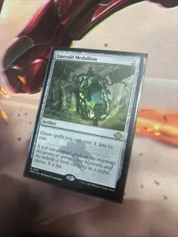 Mtg Emerald Medallion - Modern Horizons 3 + Bonus Foils - Image 1