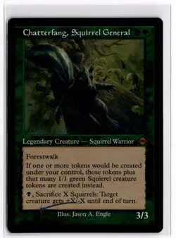 Chatterfang, Squirrel General Etched Foil MH2 LP x1 MTG Magic: the Gathering - Image 1