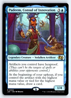 Padeem, Consul of Innovation (Anime) 62 Foundations Jumpstart Magic NM - Image 1