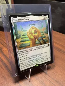 The Mind Stone - FOIL - NM / Unplayed - MSH EN M 0021 - MTG Marvel Superheroes - Image 2
