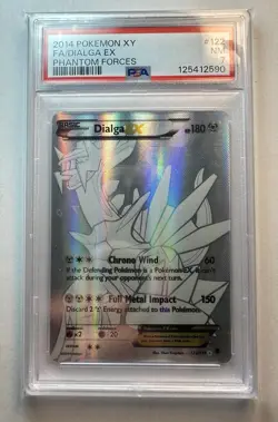 Pokemon Dialga EX XY Phantom Forces Secret Rare Full Art #122 PSA 7 - Image 1