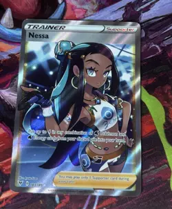 Nessa Full Art 183/185 Swsh04: Vivid Voltage Holo Pokemon TCG - Image 1