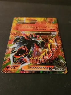 Mega M HOUNDOOM EX 22/162 XY BREAKthrough HOLO FULL ART Pokemon - Image 4