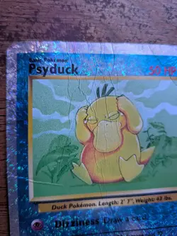 Psyduck Legendary Collection Reverse Holo DAMAGED 88/110 Pokemon TCG 2002 - Image 3