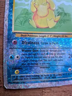 Psyduck Legendary Collection Reverse Holo DAMAGED 88/110 Pokemon TCG 2002 - Image 4