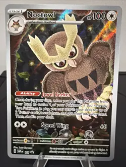 Noctowl 141 Pokemon TCG Full Art Stellar Crown Black Star Promo NM/M - Image 1