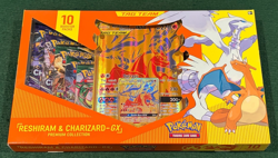 Pokemon TCG Reshiram & Charizard GX Premium Collection Box w Evolving Skies READ - Image 1