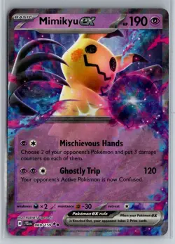 Mimikyu ex 069/159 Double Rare Journey Together Pokemon Holo Near Mint - Image 1