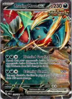 Roaring Moon ex 124/182 Double Rare Paradox Rift Pokemon Near Mint - Image 1