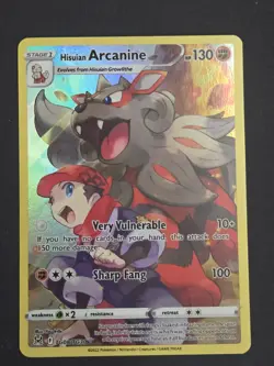 2022 Pokemon SWSH Lost Origin Hisuian Arcanine Trainer Gallery #TG08/TG30 - Image 1