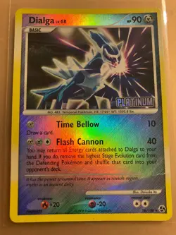 Pokemon 2008 Dialga 90 HP Platinum Stamped Reverse Holo Rare 16/106 - Image 1