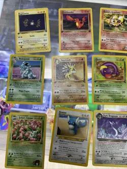 Pokemon Lot Of MP-HP-DMGD vintage Cards 1st Edition Some. 25ct - Image 2