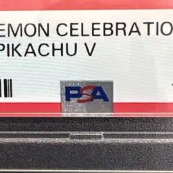 The Pokemon Company Surfing Pikachu V 008/025 PSA 10 2021 Celebrations Holo - Image 3