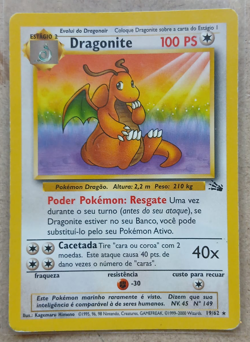 [LP] [PT] POKEMON Dragonite #19 Fossil - Image 1