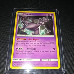 The Pokemon Company Mewtwo 75/214 SM Unbroken Bonds Holo Rare 120 HP English - Image 1