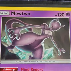 The Pokemon Company Mewtwo 75/214 SM Unbroken Bonds Holo Rare 120 HP English - Image 2