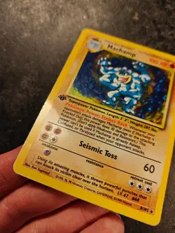 Pokemon TCG - Machamp - 8/102 - Holo - 1st Edition - Base Set MP - Image 4