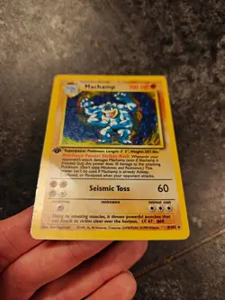 Pokemon TCG - Machamp - 8/102 - Holo - 1st Edition - Base Set MP - Image 5