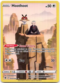 Hoothoot TG12/TG30 Holo Holo Astral Radiance Trainer Gallery - Image 1