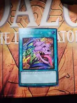 Pot of Desires RA01-EN056 Platinum Secret Rare 1st Ed NM Yugioh - Image 1