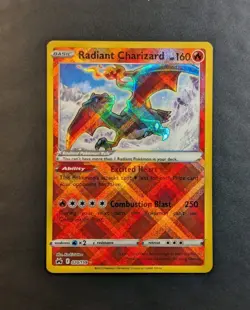 Pokemon TCG Radiant Charizard 020/159 SWSH: Crown Zenith Radiant Rare - Image 1
