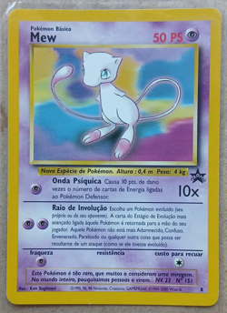 [LP] [PT] POKEMON Mew #8 Wizards Black Star Promo (GLOSSY) - Image 1