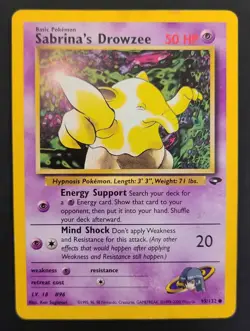 Pokemon SABRINA'S DROWZEE 95/132 Gym Challenge - Played 🍒 - Image 4