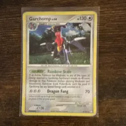 Pokemon TCG Garchomp 9/123 Mysterious Treasures Holo Rare Stage 2 130 HP EN - Image 1