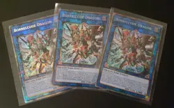 3x Borrelcode Dragon 1st Edition Starlight Rare MP25-EN040 Yu-Gi-Oh Playset NM - Image 1