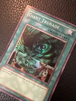 Giant Trunade MRL-048 Magic Ruler Unlimited Y1 Super Rare Holo LP - Image 3