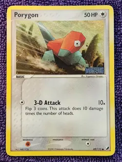 Porygon 69/115 Unseen Forces Stamped Reverse Holo Pokemon *NICE* - Image 1