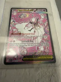 Pokemon Mega Diancie EX Ascended Heroes 282/217 Full Art Secret Rare NM - Image 2