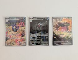 Paldean Fates IRs—Wugtrio, Palafin, Pawmi Pokemon TCG - Image 1